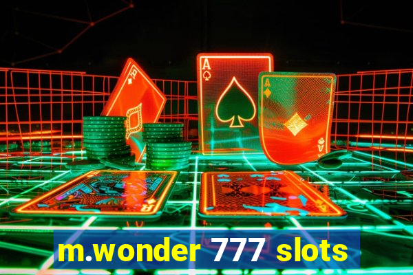 m.wonder 777 slots